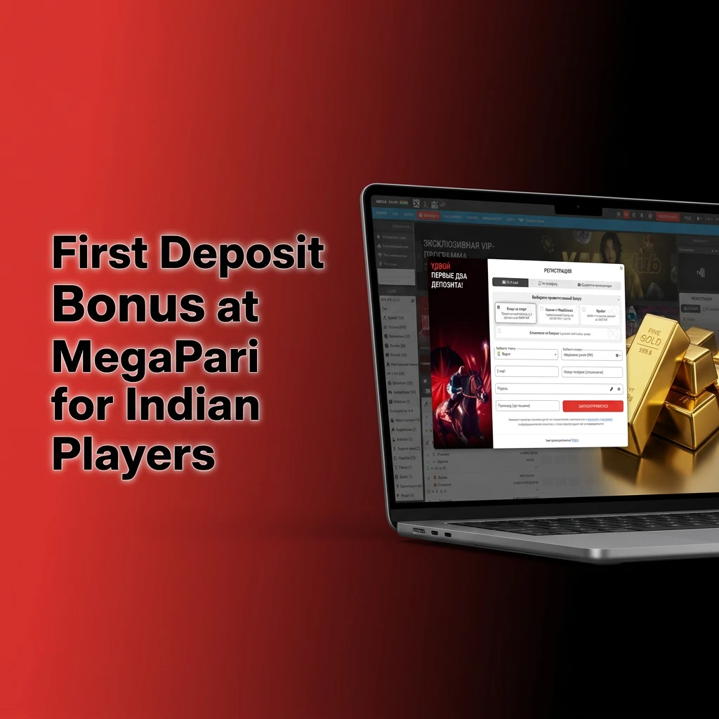 MegaPari first deposit bonus for Indian players — 100% match up to INR 40,000 on casino and sports betting