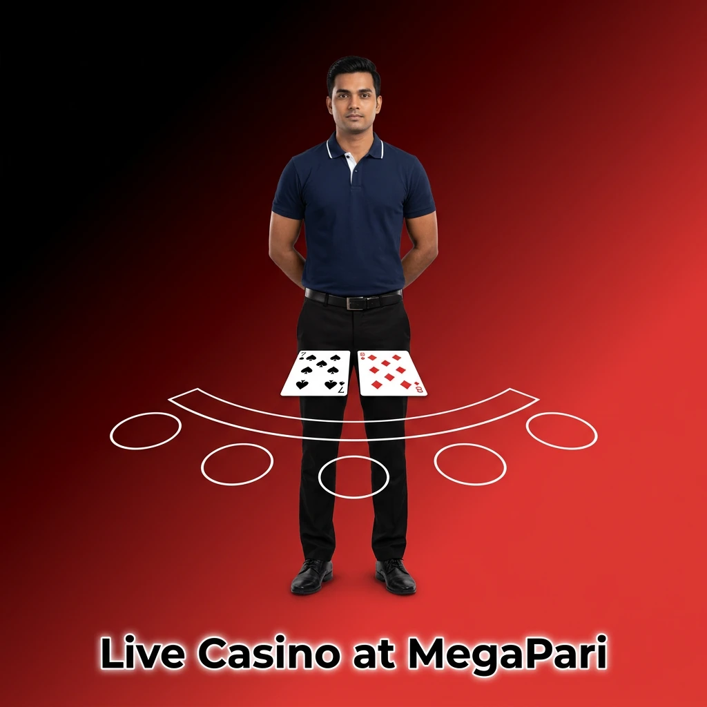 MegaPari Live Casino with real dealers streaming Roulette, Blackjack, Baccarat, Andar Bahar and Teen Patti live