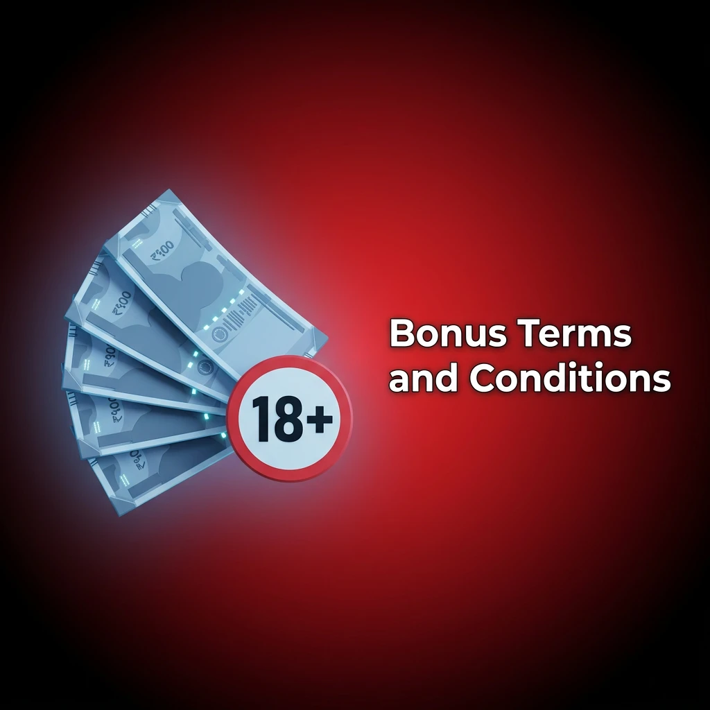 Bonus terms and conditions showing INR 200 minimum deposit, 30x wagering requirements, and 30-day validity period