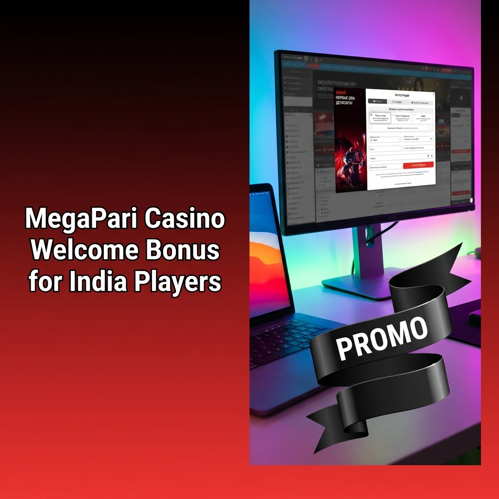 MegaPari India welcome bonus offering 100% match up to INR 40,000 for new players with 30x wagering requirement