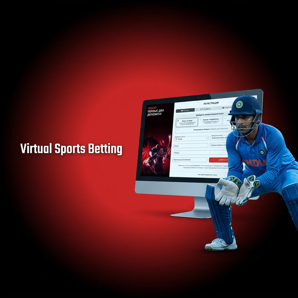 Virtual sports betting on MegaPari featuring simulated football, horse racing, basketball and tennis available 24/7