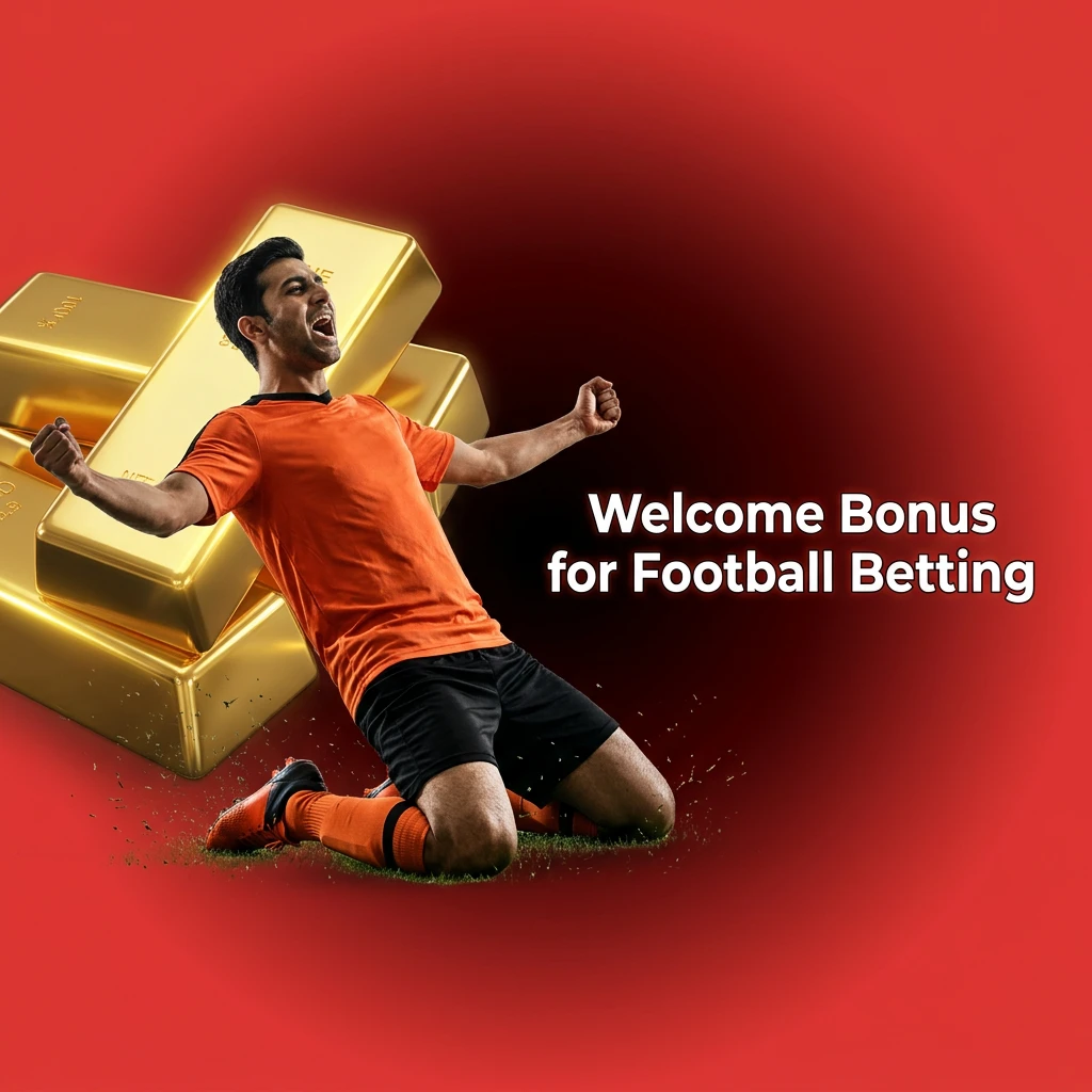 MegaPari 100% welcome bonus up to INR 40,000 for new players on football betting markets