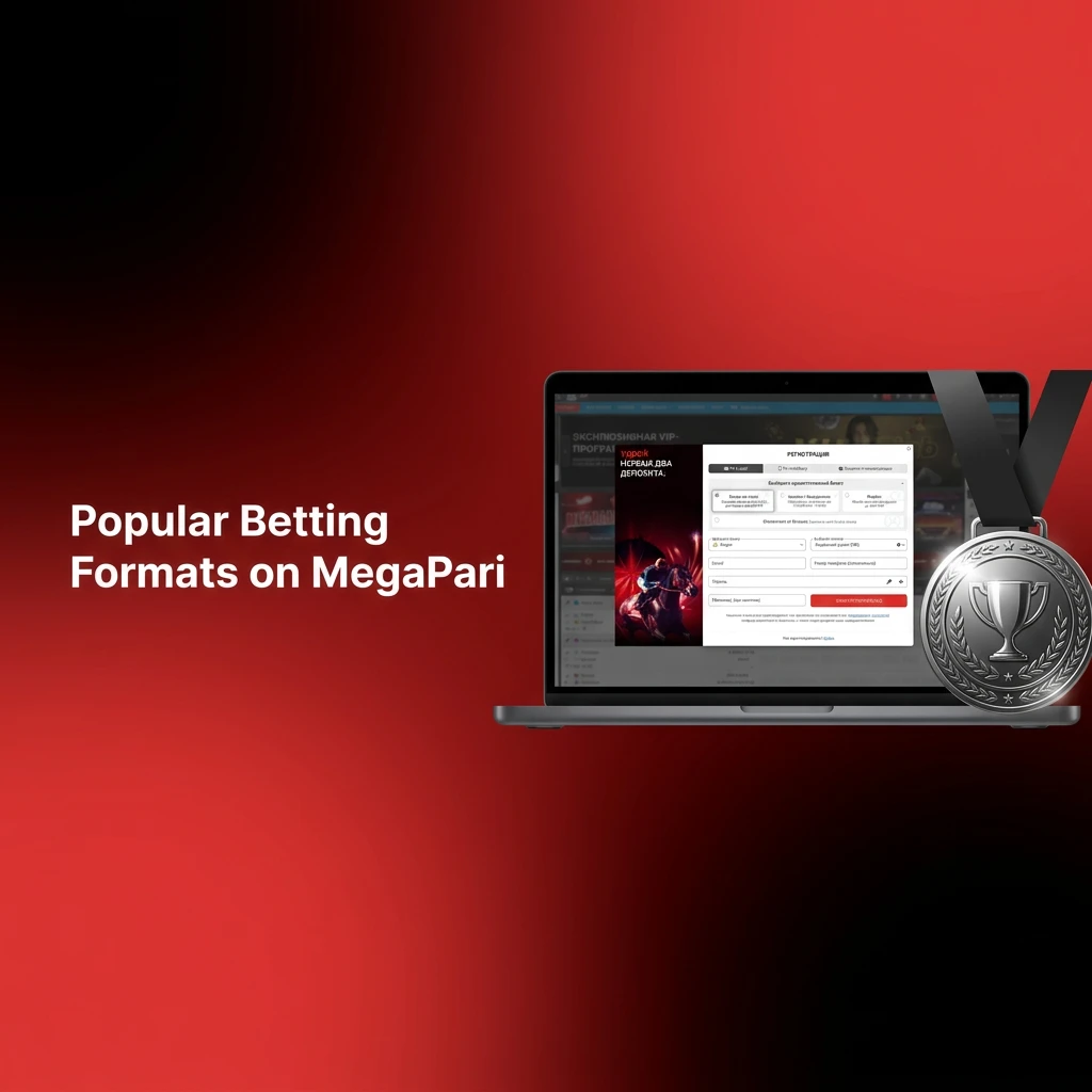 MegaPari betting formats including live in-play, pre-match, and accumulator options for different wagering styles