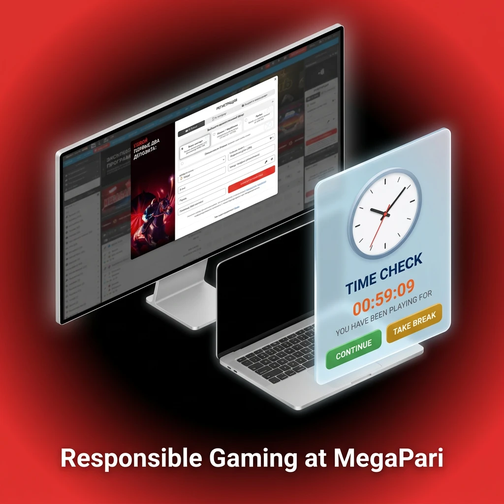 MegaPari responsible gaming tools in India including deposit limits, self-exclusion, and age verification for safe gambling